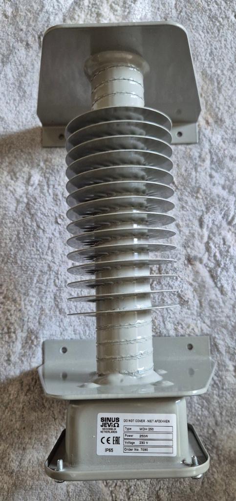 Sinus Jevi ribbenbuiskachel kachel., Minder dan 30 cm, Minder dan 60 cm, Ophalen of Verzenden, 800 watt of meer