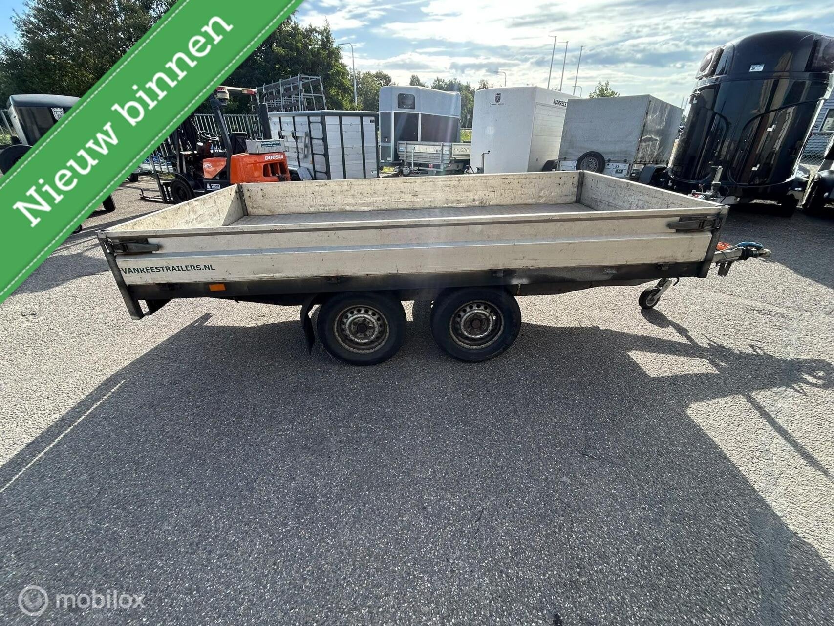 Hapert AL2000 330x180 plateauwagen, Gebruikt
