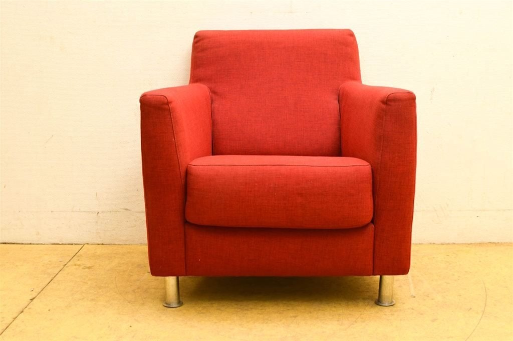 Fauteuil /stoel met armleuningen 50587, Gebruikt, 75 tot 100 cm, Ophalen of Verzenden, Stof