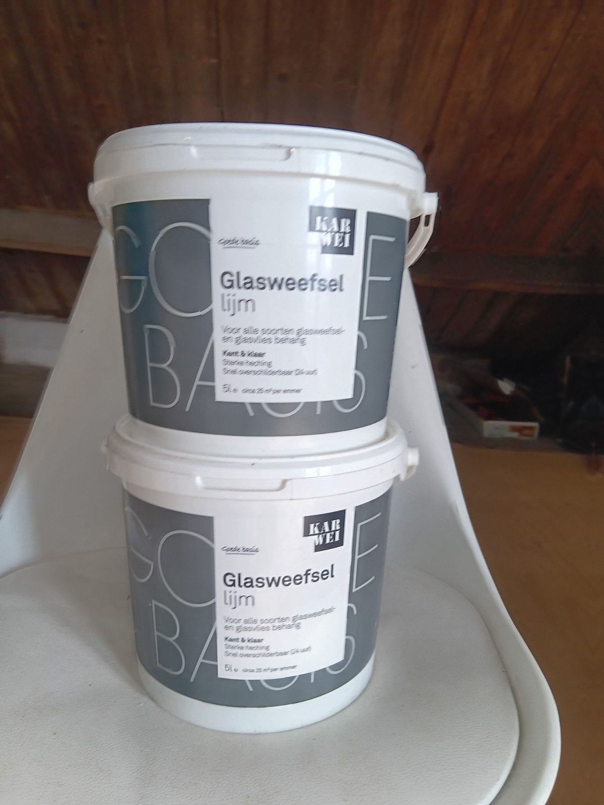 Glasweefsellijm, Ophalen
