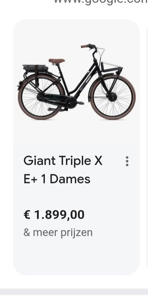Giant Triple X E+ 1 Dames E-bike - Zo goed als nieuw, Ophalen