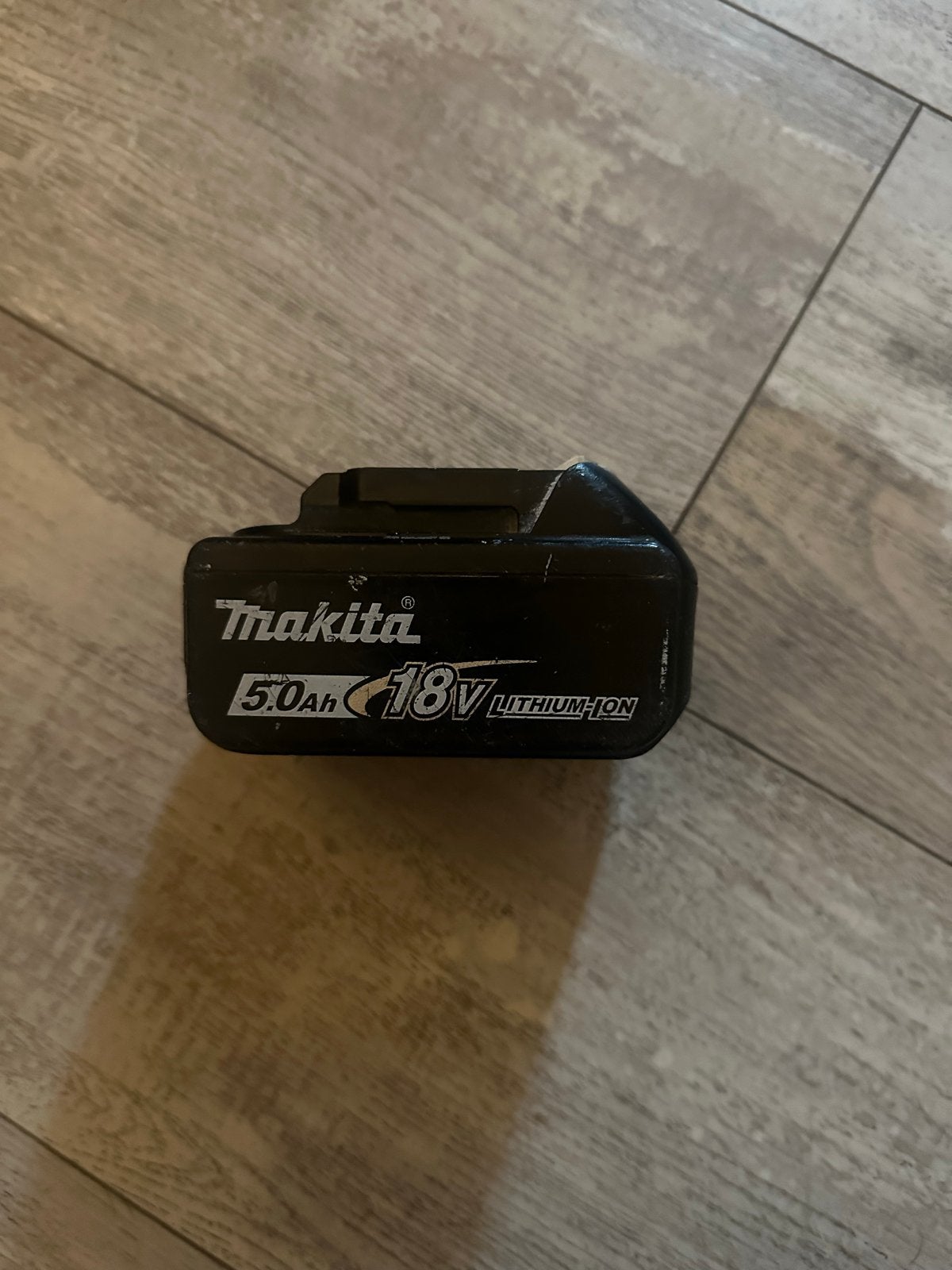 Makita 18V 5.0Ah Lithium-Ion Accu, Ophalen, Gebruikt