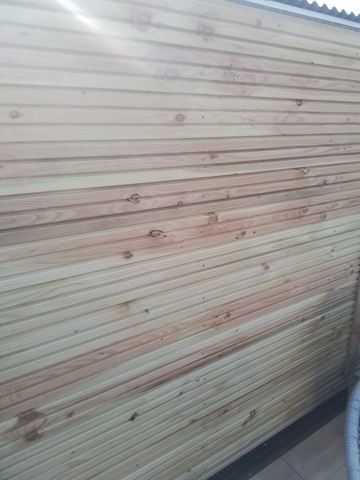 Douglas Design Triple Deens profiel houten gevelbekleding, 25 tot 50 mm, Nieuw, Ophalen of Verzenden, Plank
