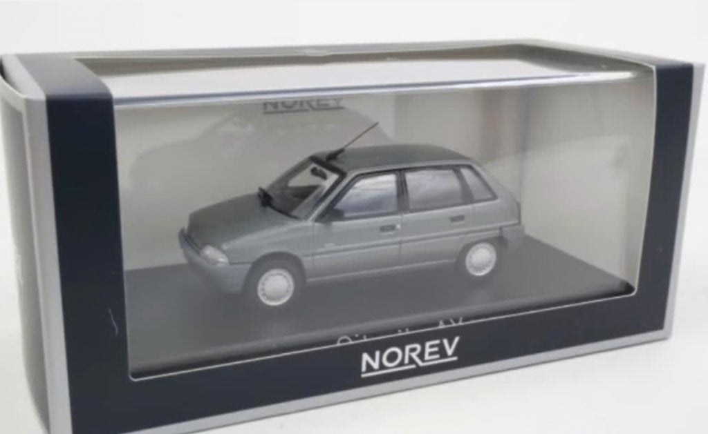 Citroen AX TEN 1992 Dolmen Grijs 1/43 NOREV ref: 155161, Hobby en Vrije tijd, Modelauto's | 1:43, Verzenden, Nieuw, Auto, Norev
