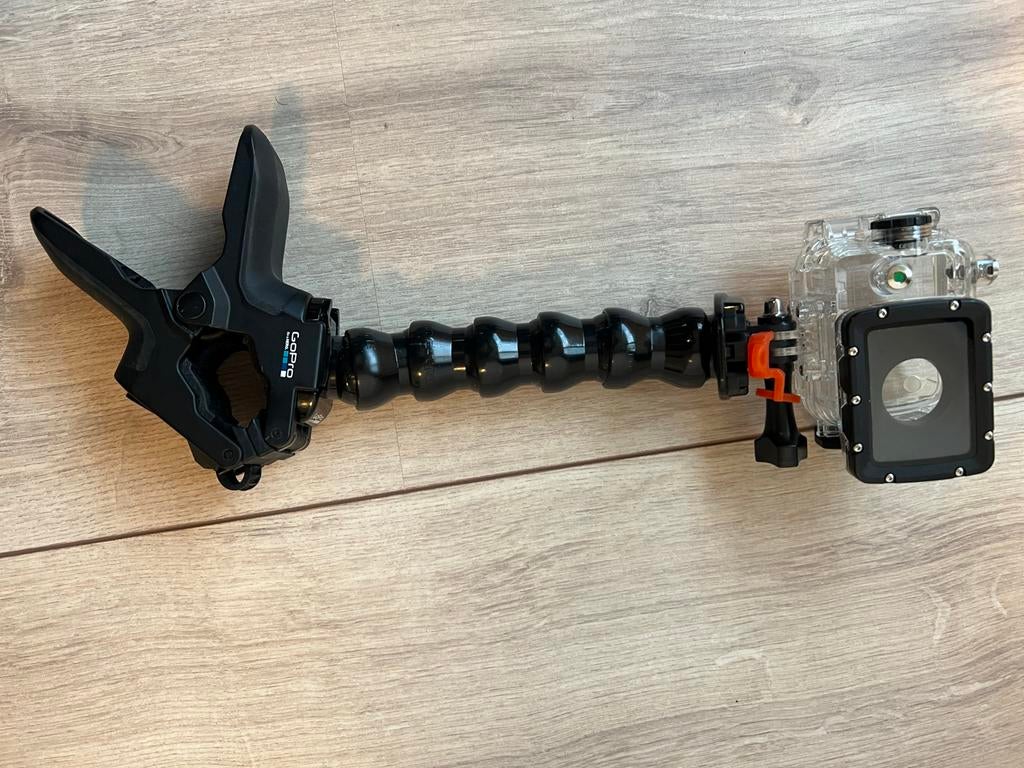 GoPro Jaws Flex Clamp + Gooseneck, Ophalen of Verzenden, Zo goed als nieuw, GoPro