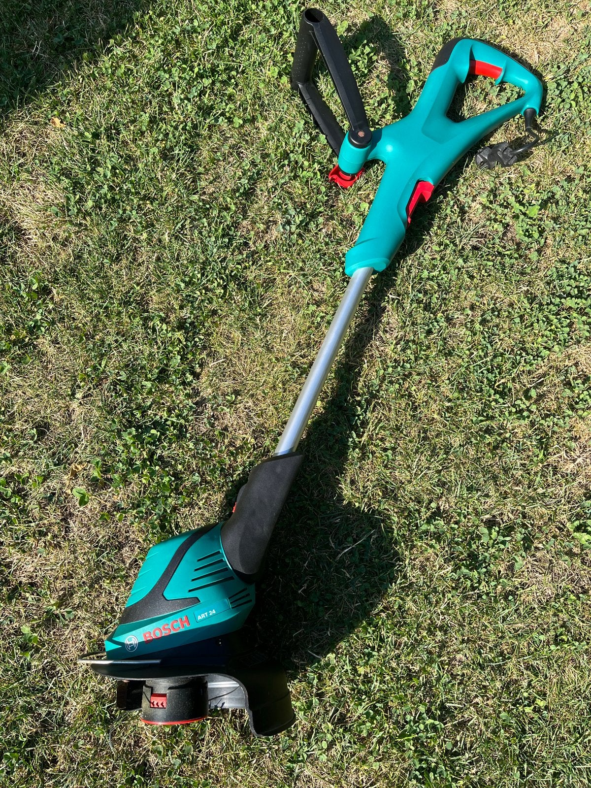 Bosch ART 24 Elektrische Grastrimmer - als nieuw, Tuin en Terras, Grasmaaiers, Cirkelmaaier, Gebruikt, Elektrische grasmaaier