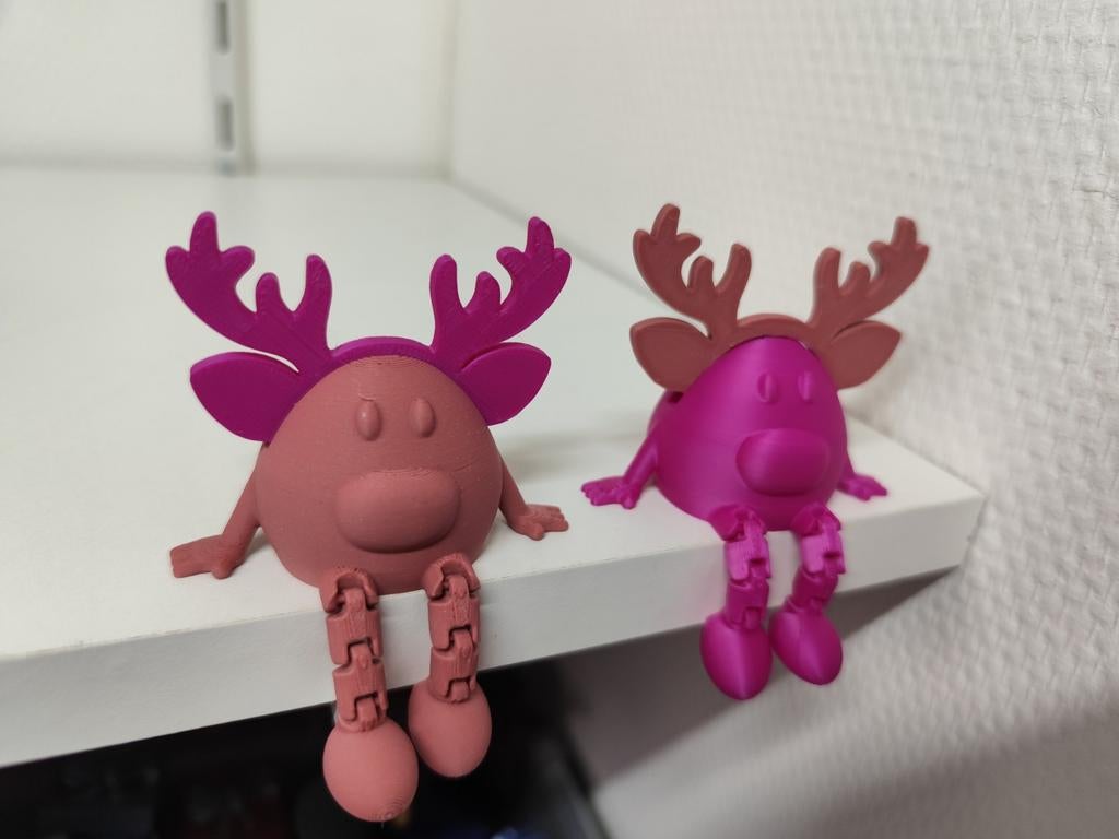 3D kerst rendiertjes, Ophalen, Nieuw