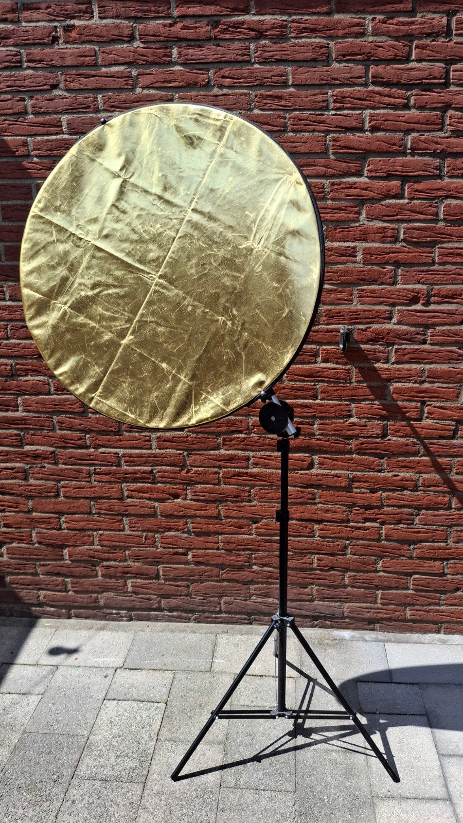 Reflectiescherm voor fotografie inclusief standaard, Belichting, Ophalen, Gebruikt