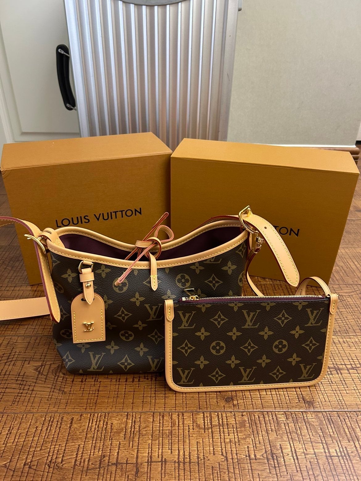 Louis Vuitton Carryall PM MonoGram Tas je nu, Ophalen of Verzenden, Zo goed als nieuw, Overige kleuren, Schoudertasje