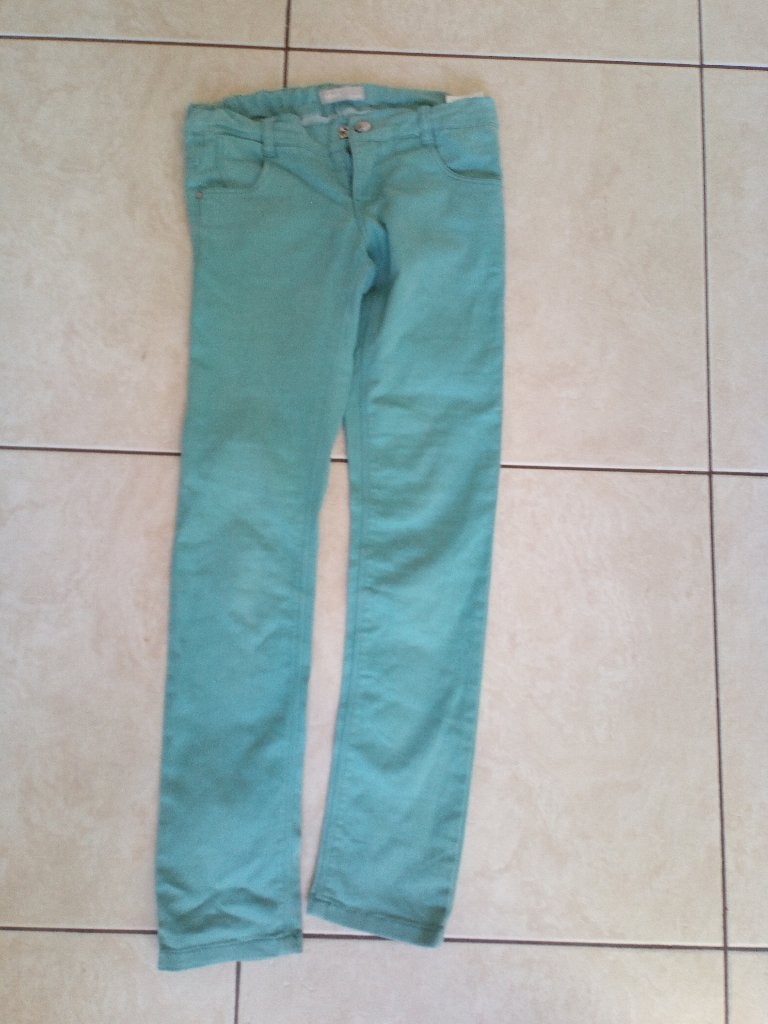 Name it broek maat 146 groen voor een meisje, Kinderen en Baby's, Kinderkleding | Maat 146, Broek, Meisje, Ophalen of Verzenden