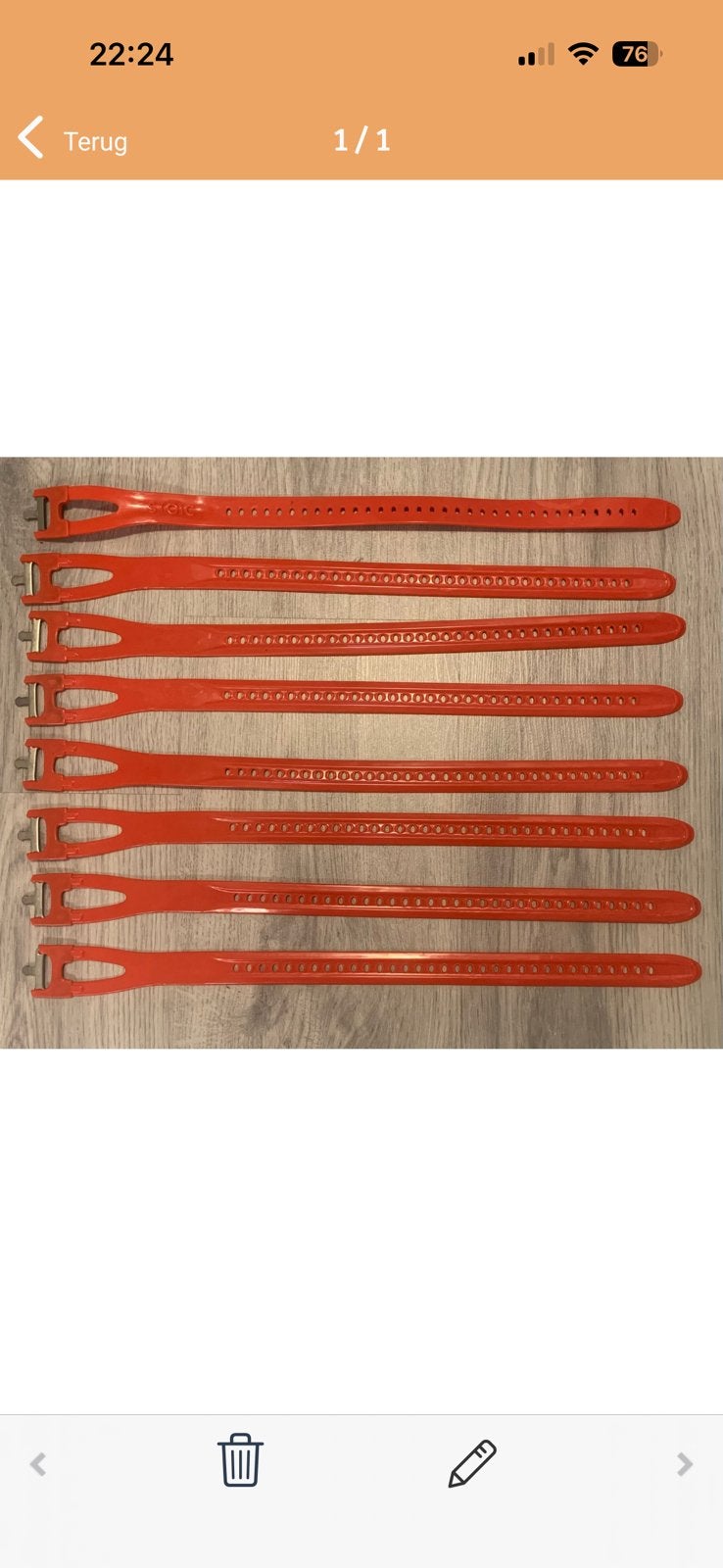 8 Stoic banden - 45 cm /33 gaats, Ophalen, --, Zo goed als nieuw, --