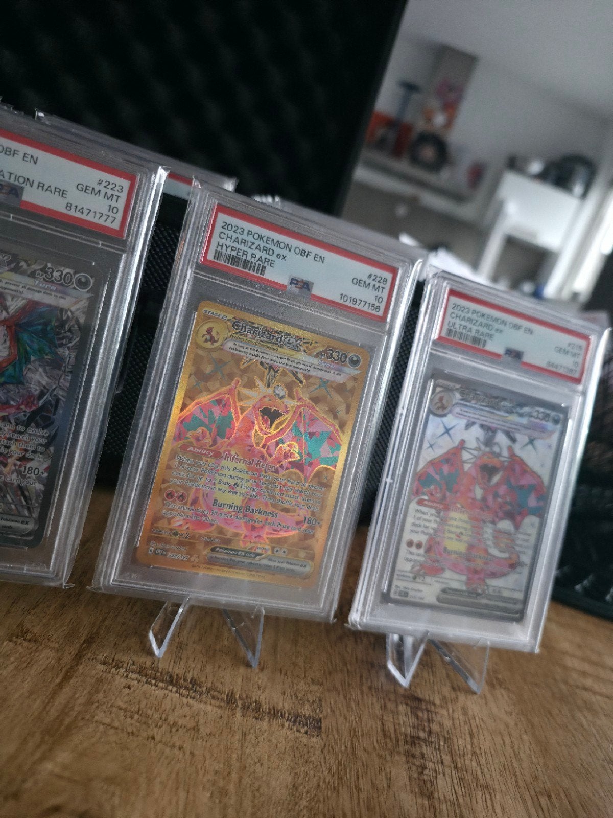 Charizard ex OBF EN Hyper Rare 228 PSA 10, Ophalen of Verzenden, Nieuw, Losse kaart, Foil