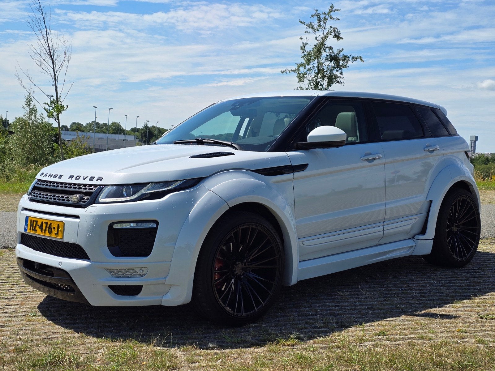 Range Rover Evoque HAMANN bodykit 22 inch 2.0 TD4 4WD AUT 20, Auto's, Automaat, 2000 kg, 179 pk, Wit
