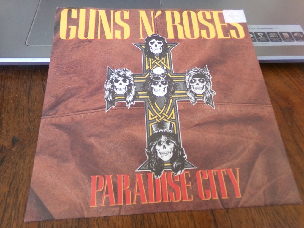 Guns N' Roses – Paradise City / Used To Love Her - 1989, Ophalen of Verzenden, Gebruikt, Pop