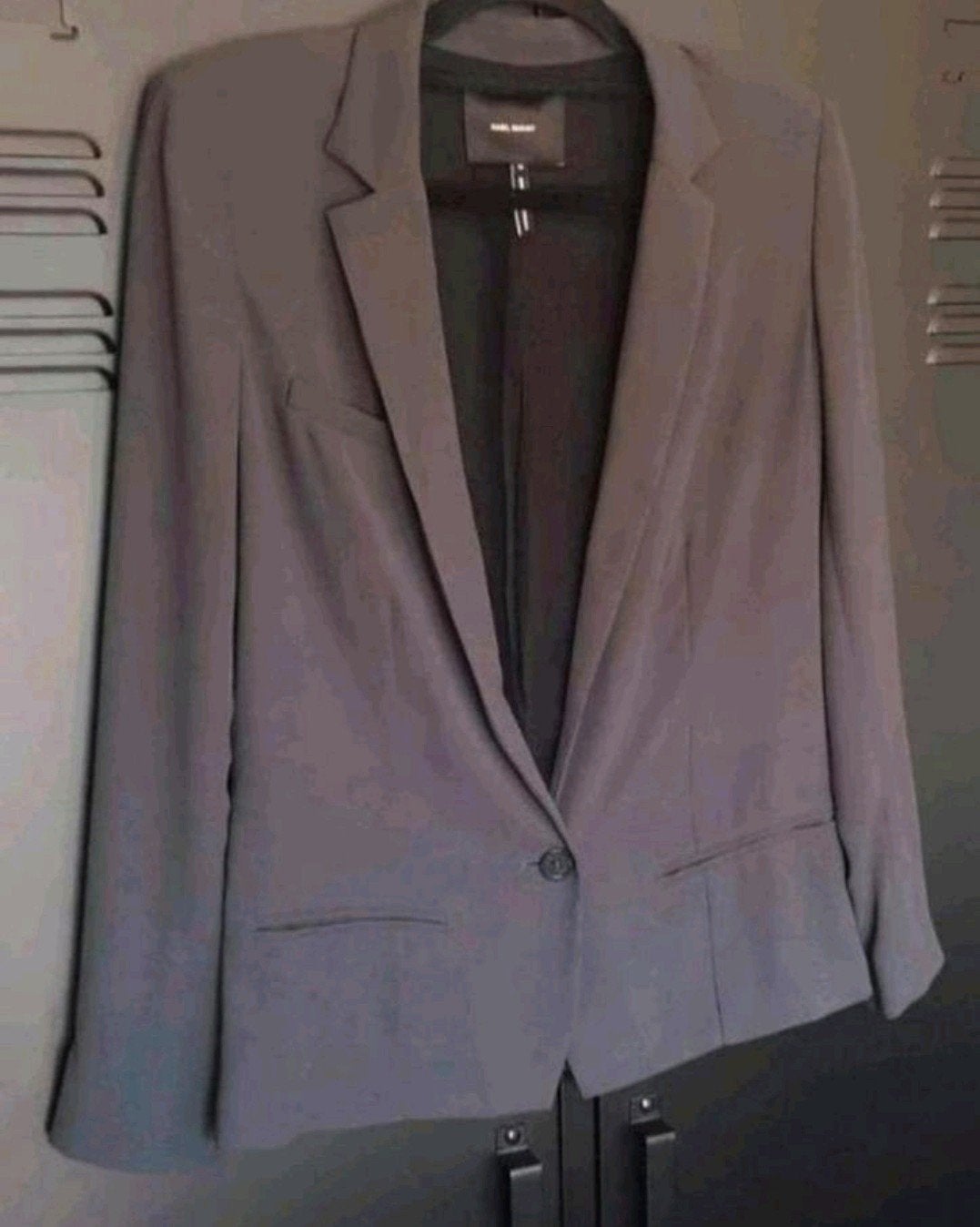 Zijden Isabel Marant designer blazer maat M - nieuw, Nieuw, Ophalen of Verzenden, Jasje, Grijs