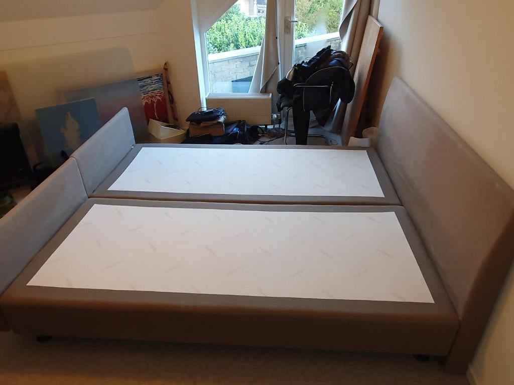 Pullman Boxspring, Gebruikt, Overige kleuren, Tweepersoons, Ophalen of Verzenden