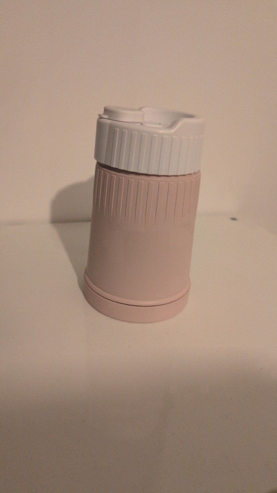 Philley Voorraadpot - Roze/Wit, Ophalen, Gebruikt, Kunststof, Voorraadpot