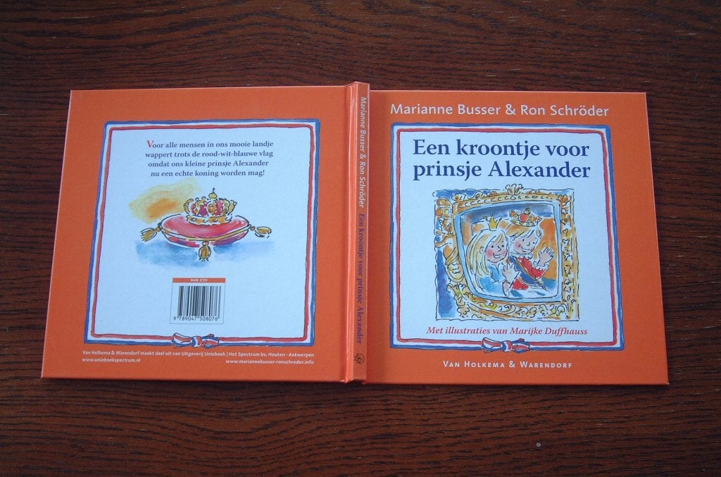 boek kroontje voor prinsje Alexander Busser en Schroder, Boeken, Ophalen of Verzenden, Zo goed als nieuw, Fictie algemeen