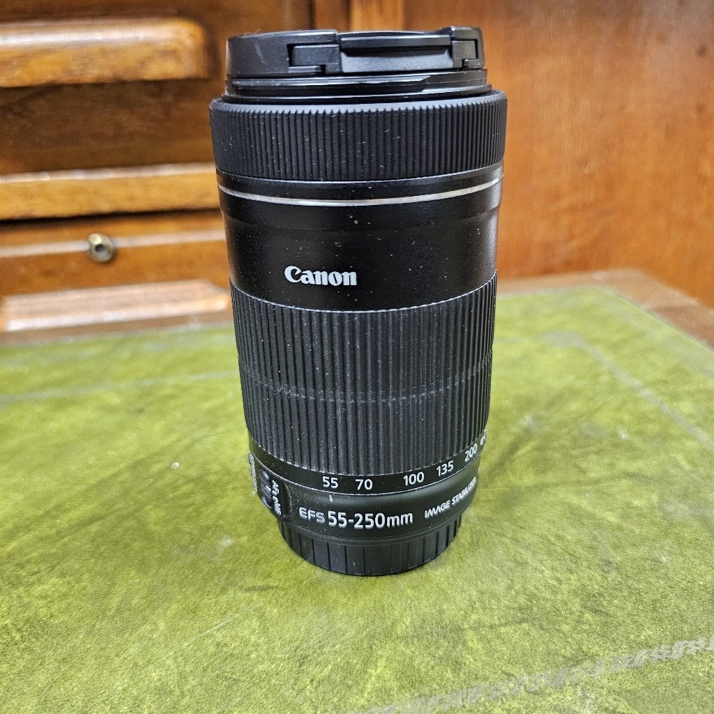 Canon 55-250 mm f/4-5.6 IS STM Canon Efs, Audio, Tv en Foto, Fotografie | Lenzen en Objectieven, Ophalen, Zo goed als nieuw, Telelens