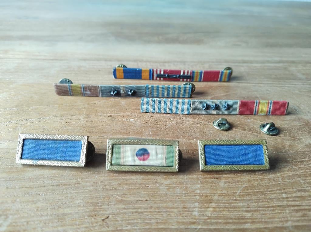 oude militaire onderscheidingen batons baton bintang, Verzamelen, Ophalen of Verzenden, Landmacht, Nederland, Lintje, Medaille of Wings