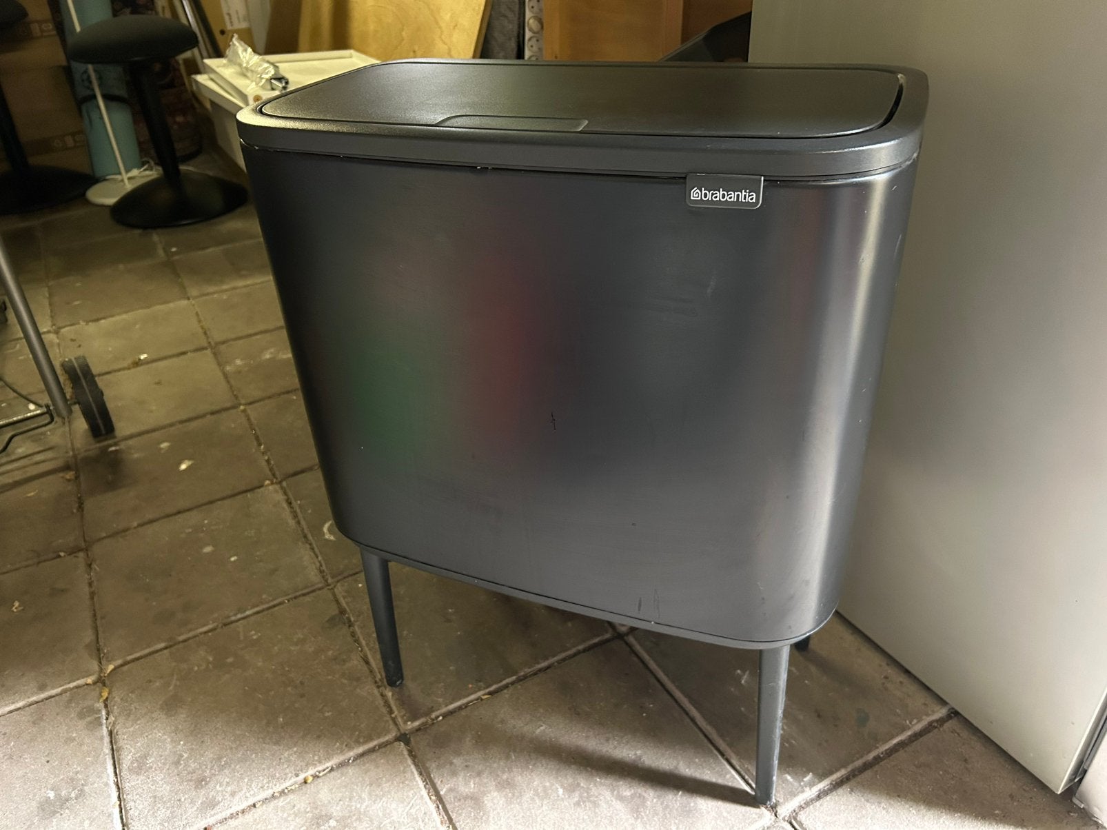 Brabantia Bo Touchbin 3x 11 liter, Ophalen, Zo goed als nieuw, Kunststof