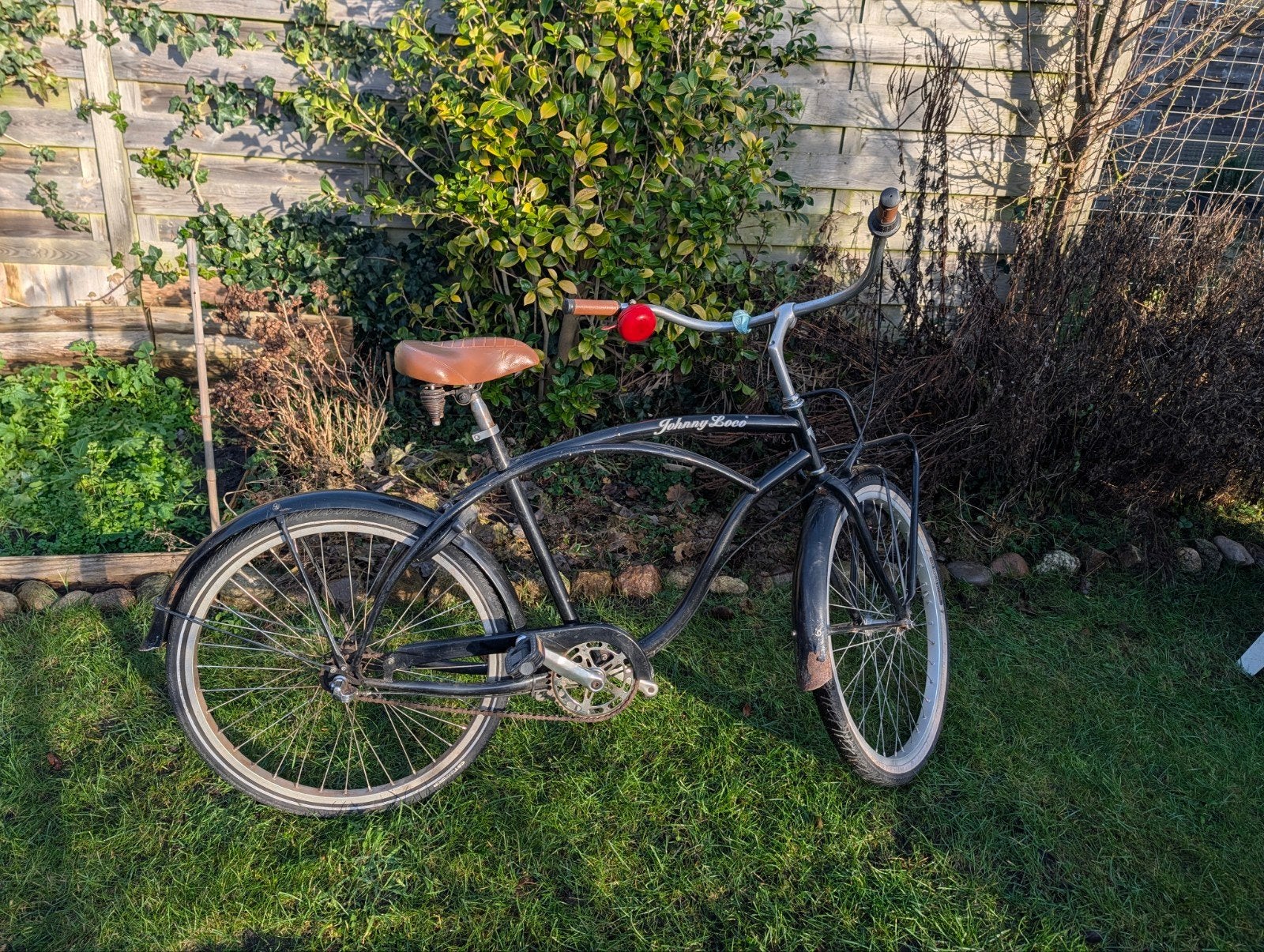 Johnny Loco Cruiser Fiets - Zwart, Zo goed als nieuw, 65 cm of meer, Ophalen, Overige merken