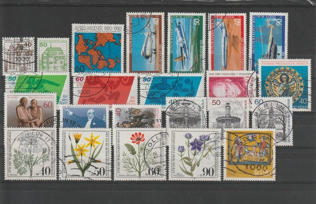 Berlijn, jaargang 1980, gestempeld, compleet., Ophalen of Verzenden, Overige periodes, Gestempeld