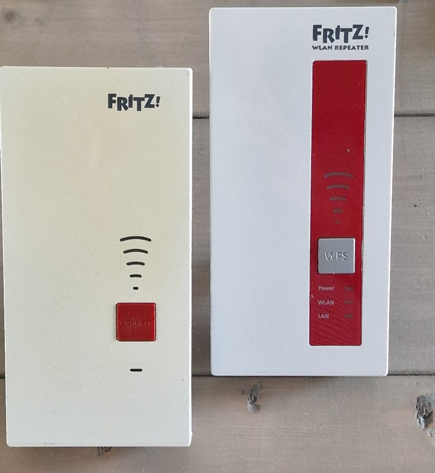 Fritz! WLAN Repeater 2400 en 1750E - Set van 2, Ophalen of Verzenden, Zo goed als nieuw, Fritz!
