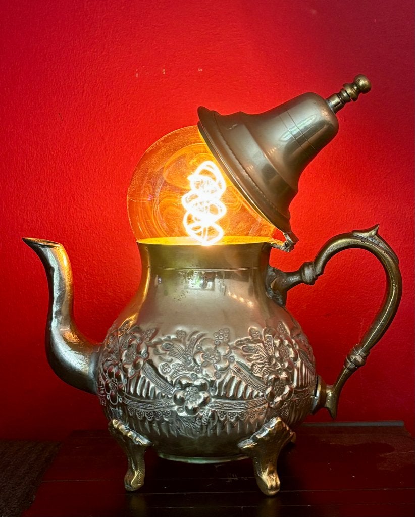 Tafellamp “Maroc”, Met schakelaar, 24 cm, Glas, E27 (groot)