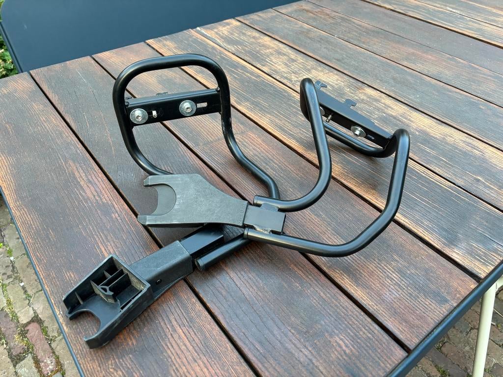 Carqon bakfiets maxicosi adapter, Fietsen en Brommers, Fietsaccessoires | Fietsstoeltjes, Ophalen, Gebruikt, 0 t/m 10 kg