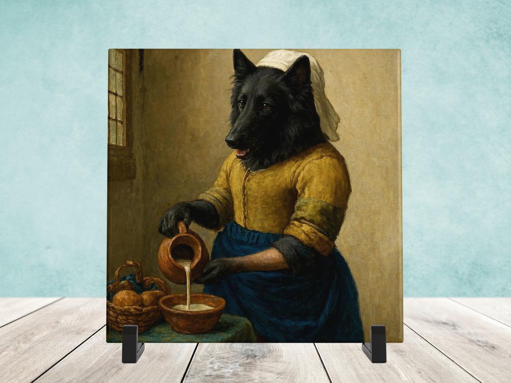 Het Melkmeisje - Groenendaeler, Huis en Inrichting, Woonaccessoires | Overige, Nieuw, Verzenden