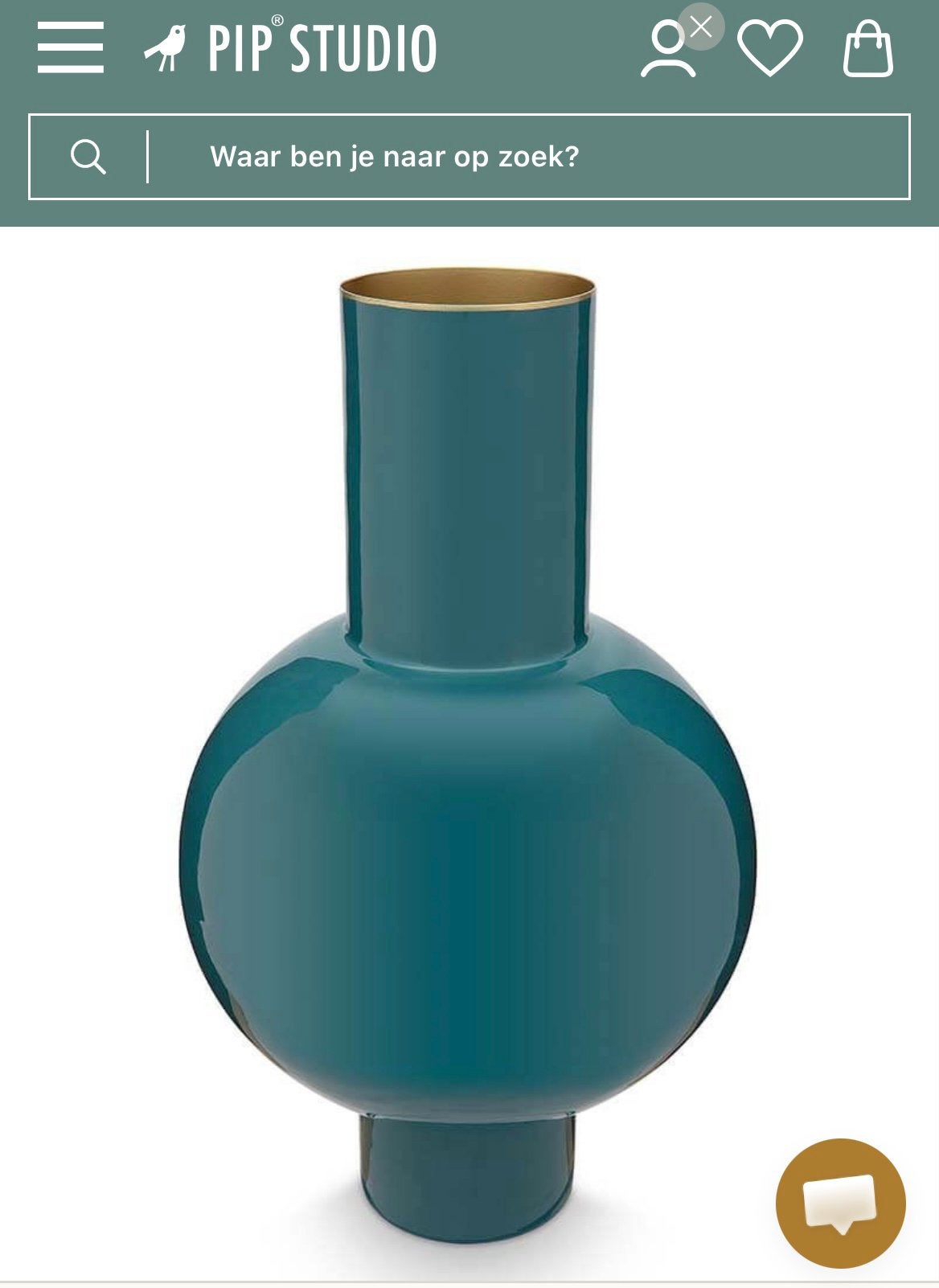 Superleuke Vaas Pip Amsterdam groen, Huis en Inrichting, Woonaccessoires | Vazen, Ophalen of Verzenden, Minder dan 50 cm, Groen