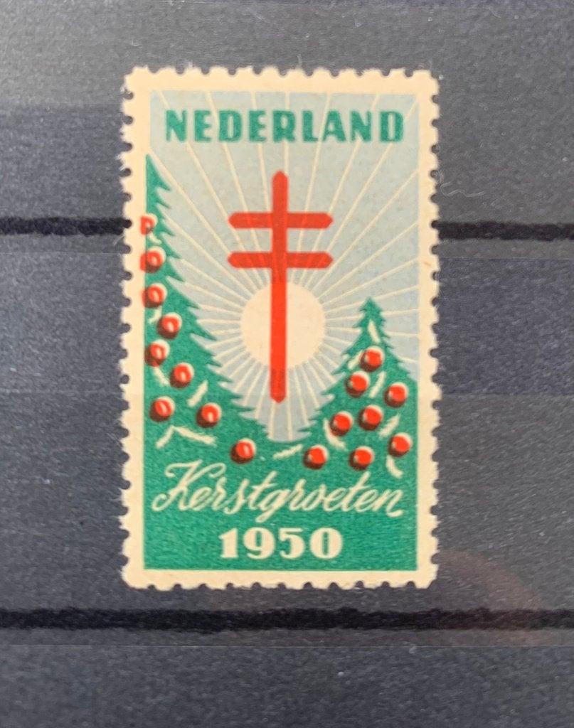 Sluitzegels 1950 tbc tuberculose #1, Verzenden, Na 1940, Gestempeld