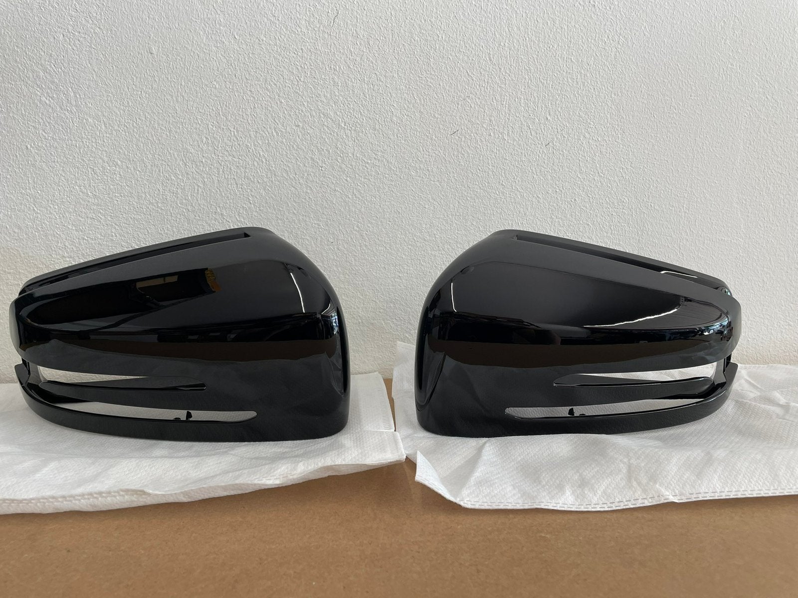 Zwarte Mercedes spiegelkappen tekoop! Spiegels zwart A CLA C, Ophalen of Verzenden
