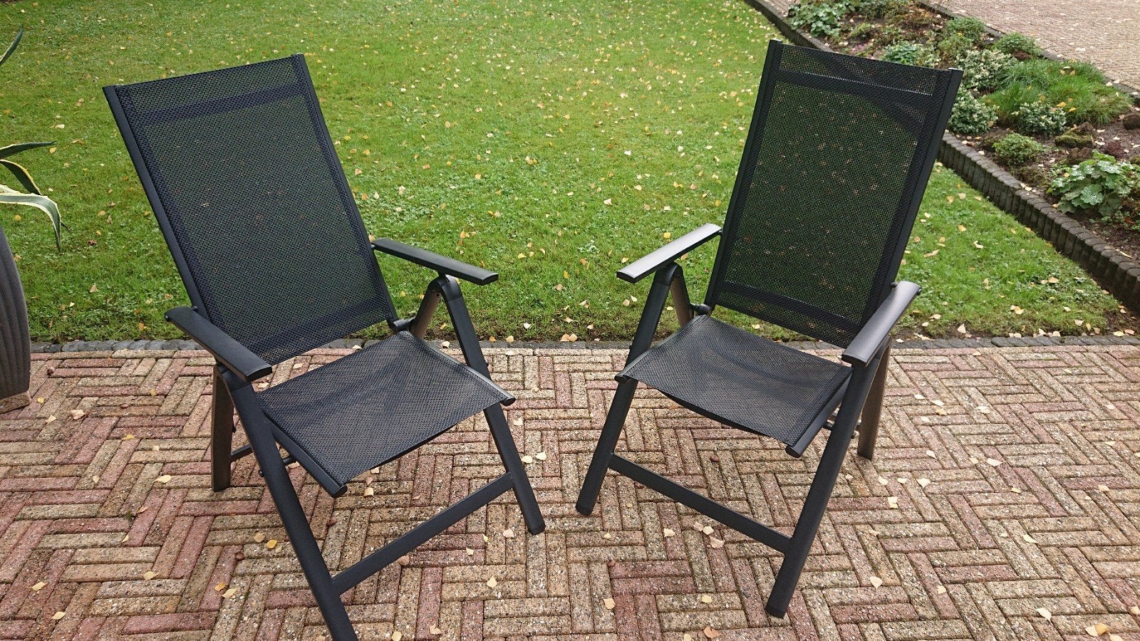 2 tuinstoelen Jutlandia, Ophalen, Zo goed als nieuw, Aluminium
