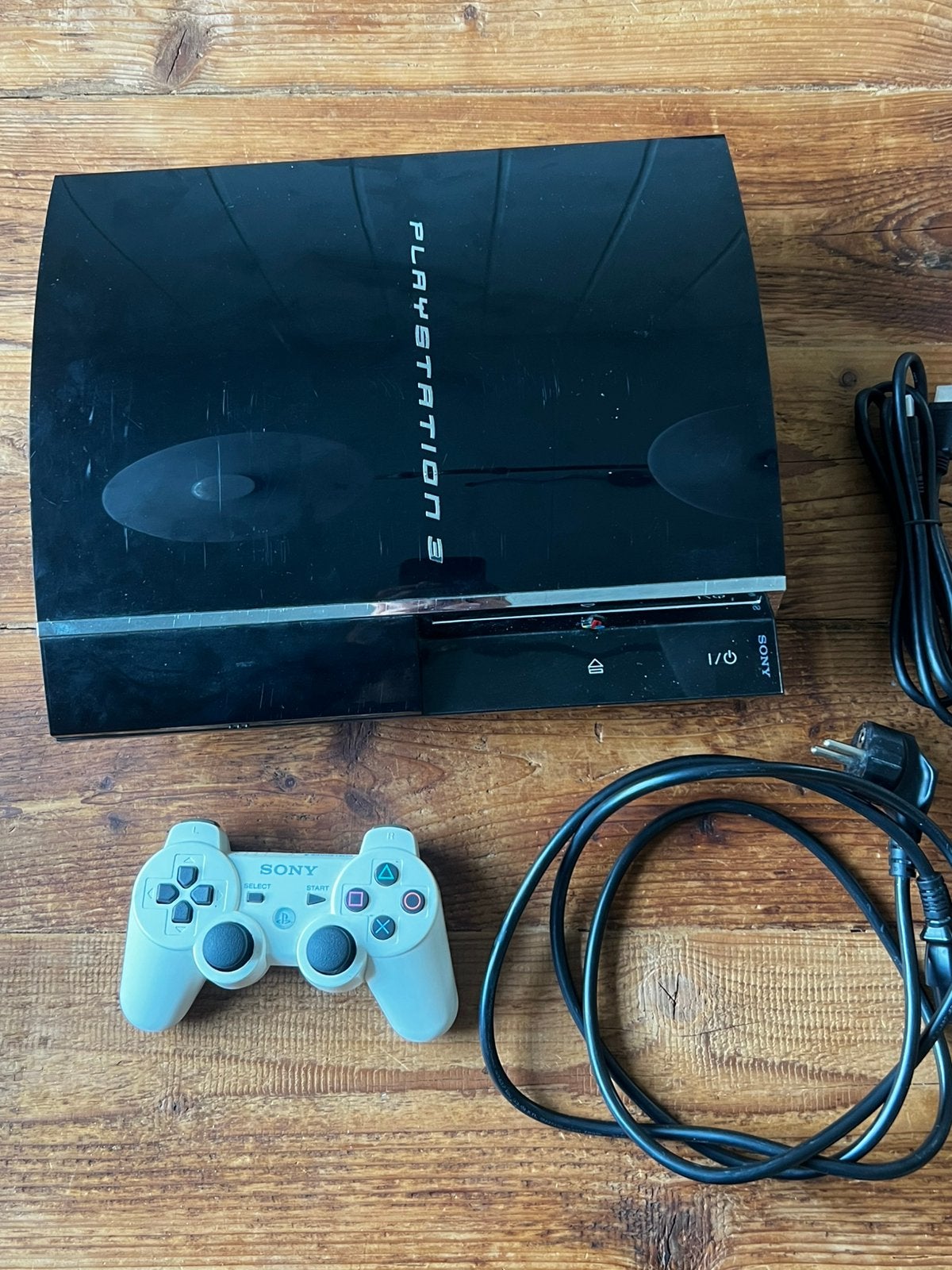 Ps3 original met 4 usb poorten + witte controller, Ophalen of Verzenden, Zo goed als nieuw, Met 1 controller