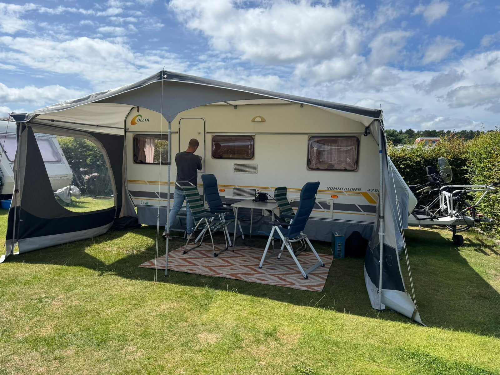 Glasfiber frame walker pioneer 12 lichtgewicht, Caravans en Kamperen, Ophalen of Verzenden, Zo goed als nieuw