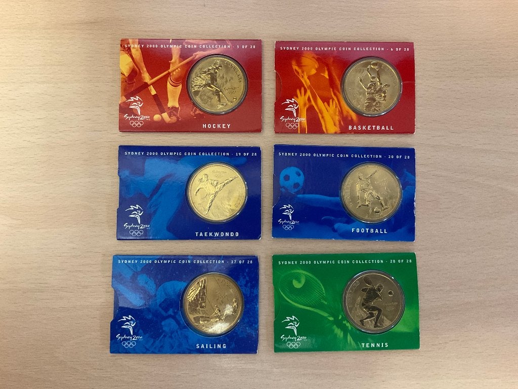 Australie 5 dollar munten, Ophalen of Verzenden, Setje