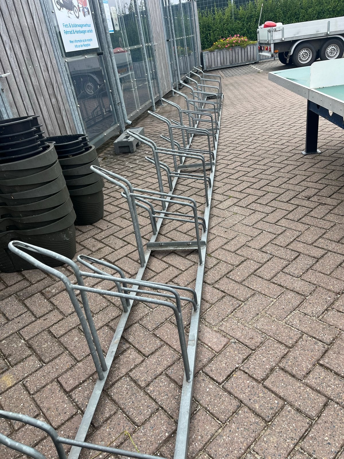 Fietsenrek 5 delen, 20 fietsplaatsen, Ophalen, Gebruikt