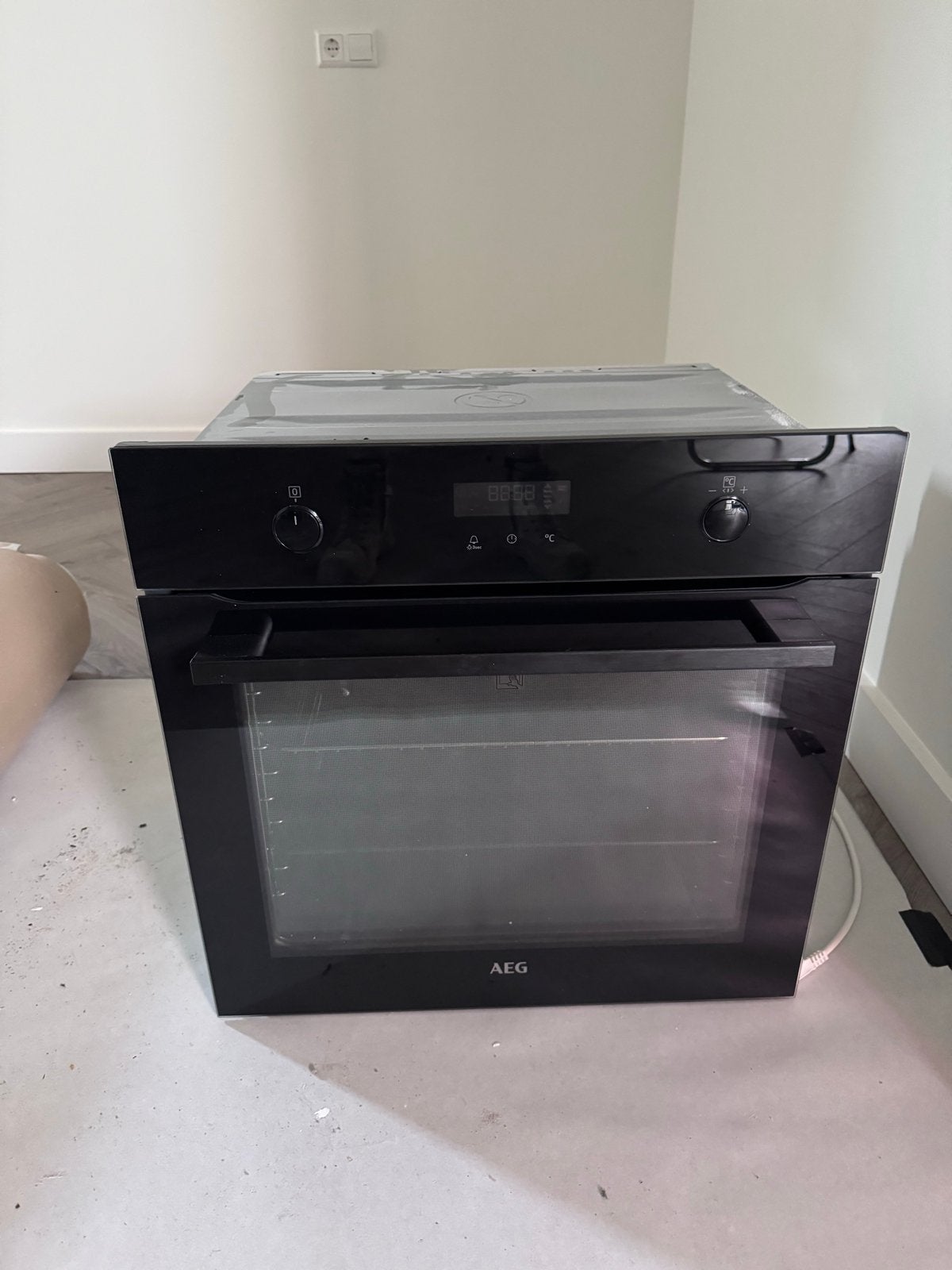 AEG Inbouw Heteluchtoven - Zo goed als nieuw, Ophalen, Inbouw, 55 tot 60 cm, 45 tot 60 cm
