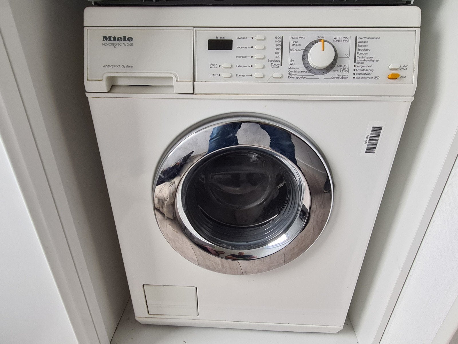 Miele Novotronic W 3160 Wasmachine - Gebruikt, Werkt Goed, Gebruikt, Ophalen of Verzenden, Voorlader, 85 tot 90 cm