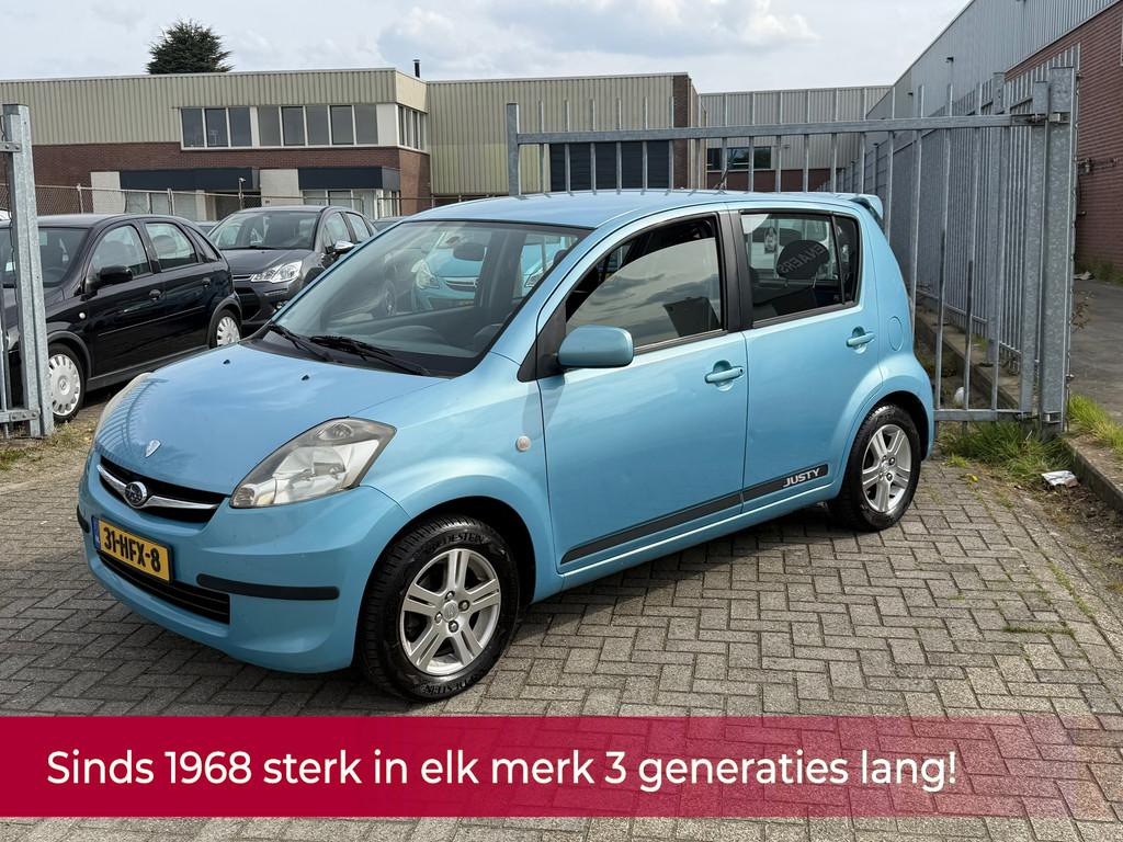 Subaru Justy 1.0 Comfort S 5 deurs! NL AUTO NAP! NIEUWE BAND, Auto's, Subaru, Voorwielaandrijving, Justy, Gebruikt, Blauw