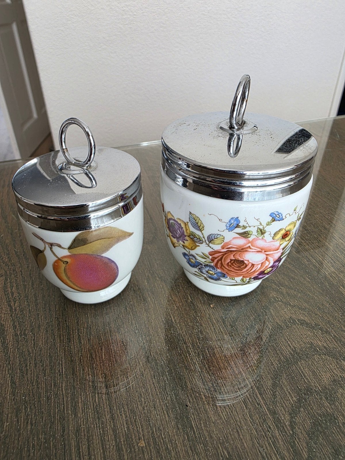 Royal Worcester Egg Coddler, Ophalen of Verzenden, Zo goed als nieuw, Porselein, Overige stijlen