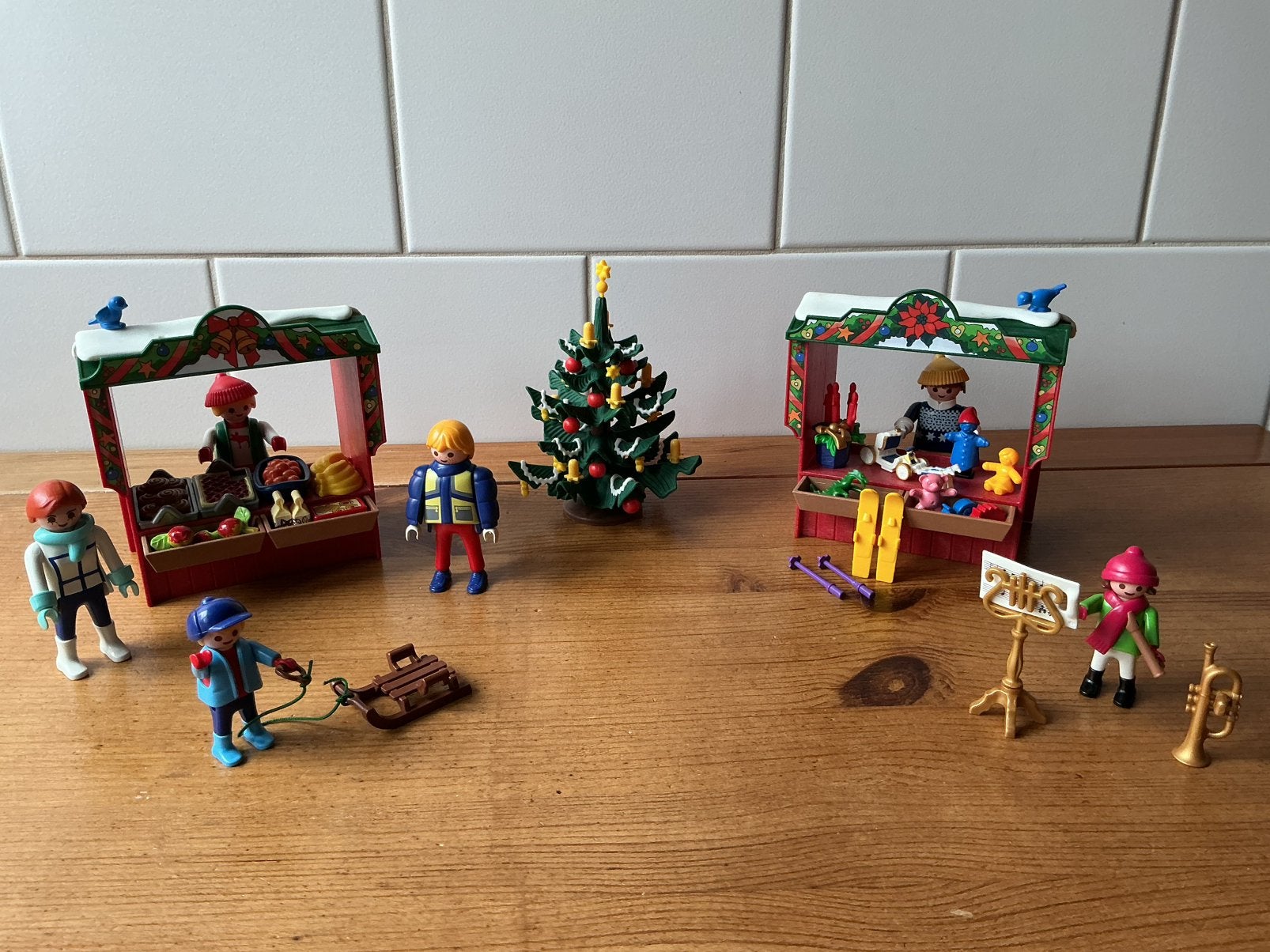 PLAYMOBIL COMPLETE KERSTMARKT 🎅🏼 🎅🏼 SUPERSET !!, Kinderen en Baby's, Speelgoed | Playmobil, Gebruikt, Ophalen of Verzenden