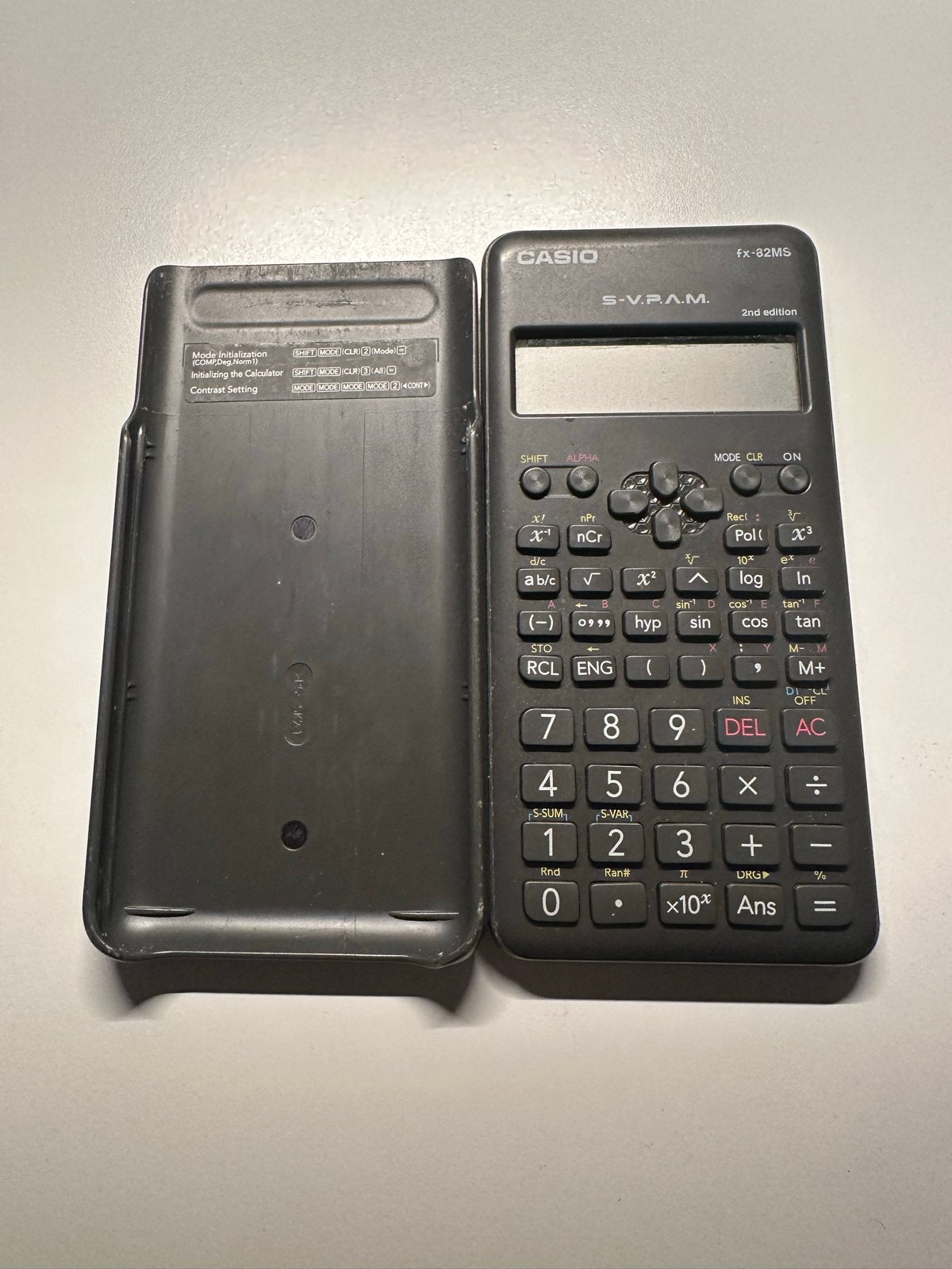 Casio FX-82MS rekenmachine – 2nd edition, Ophalen of Verzenden, Zo goed als nieuw