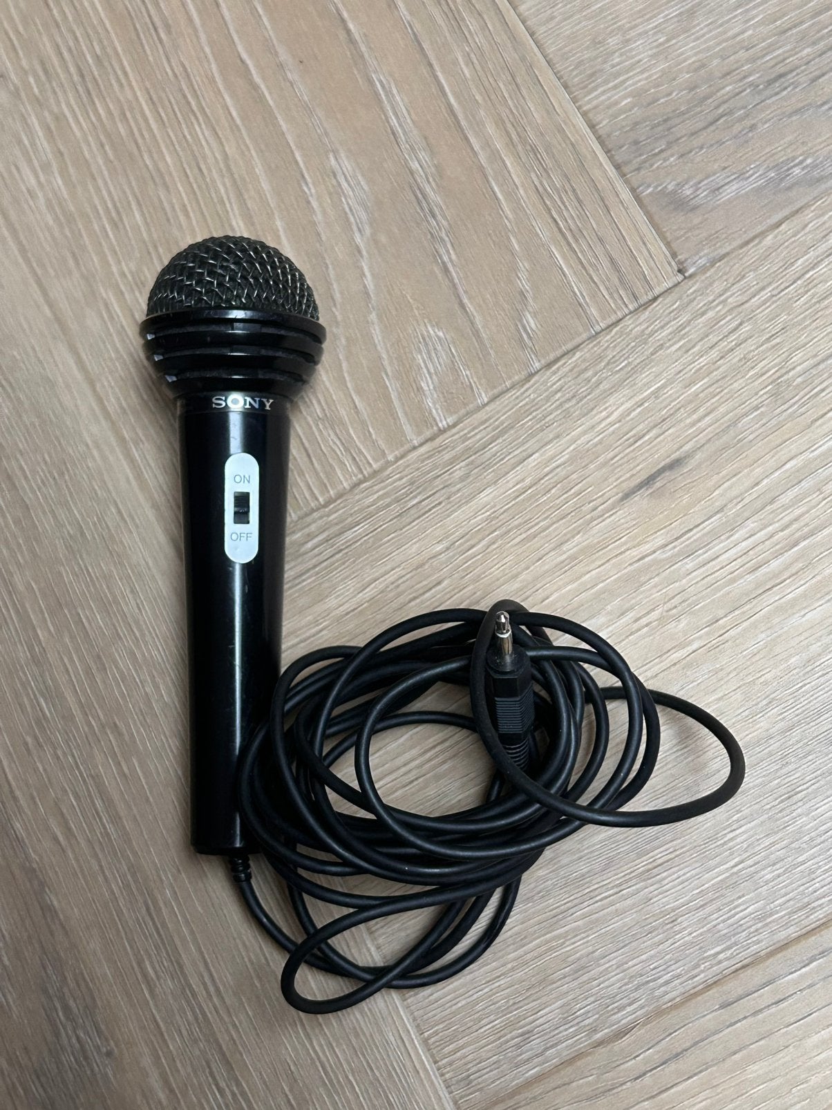 Sony Dynamic Microphone F-V05T Origineel Microfoon, Ophalen of Verzenden, Zo goed als nieuw, Zangmicrofoon