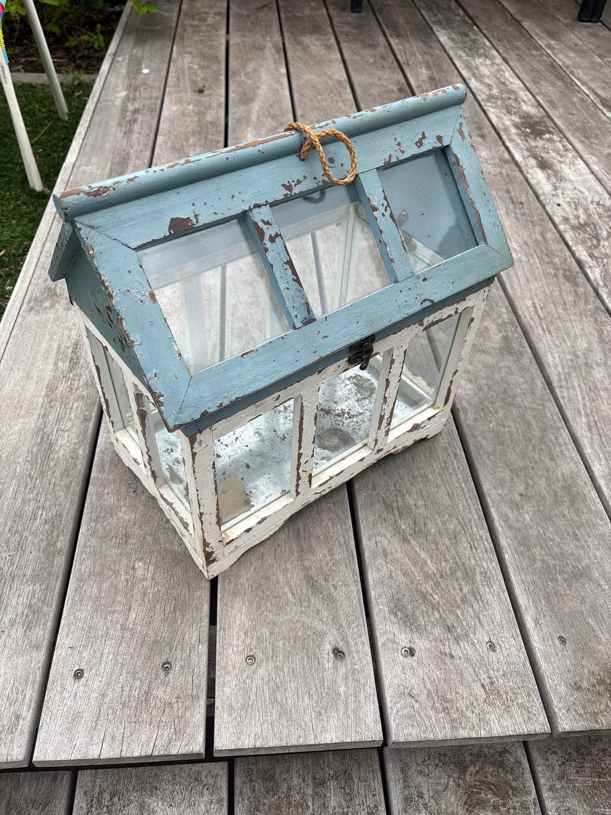 Decoratieve Kweekkastje / Mini Serre - Brocante Stijl, Ophalen, Gebruikt, Kweekkast