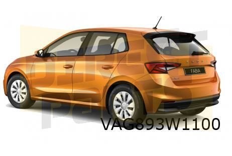 Skoda Fabia (8/21-) Achterklep Origineel! 6VE827023, Verzenden, -, Nieuw, -