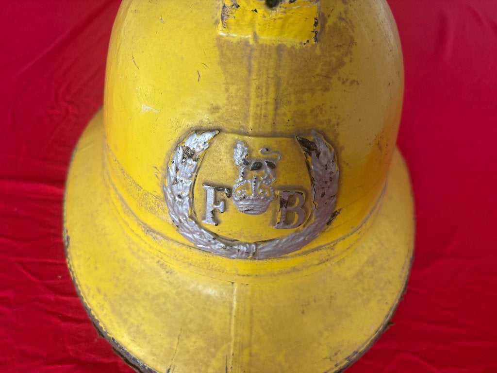 Antiek – Britse Brandweerhelm (Bouwjaar 1948), Antiek en Kunst, Ophalen of Verzenden
