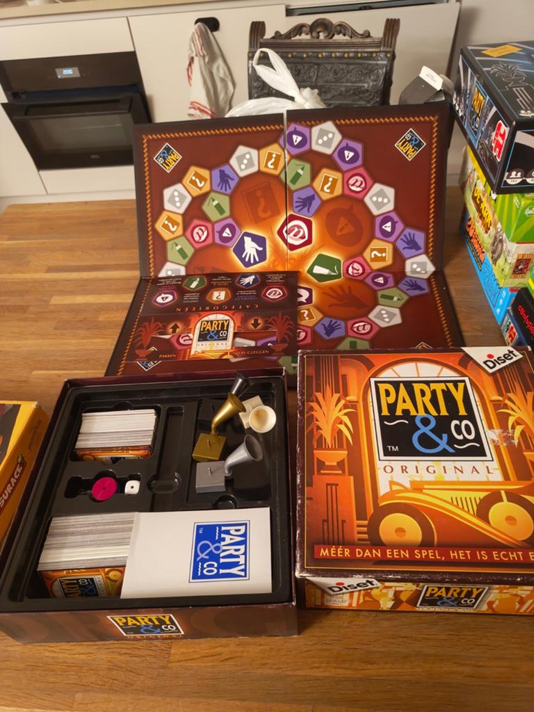 Party & Co Original Bordspel - Compleet Gezelschapsspel, Vijf spelers of meer, Ophalen of Verzenden, Gebruikt, Diset
